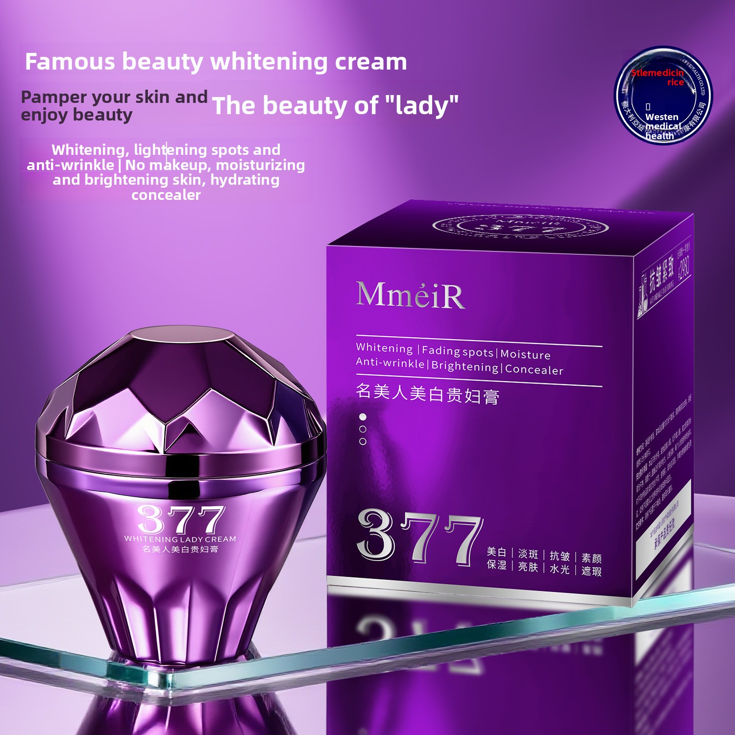 Skincare Luxury Whitening - Krim Pemutih Mewah Krim Wajah Melembapkan