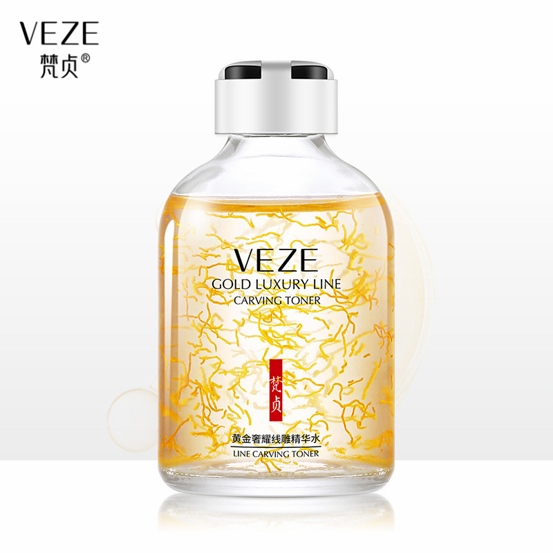 Skincare Luxury Whitening - 24K Emas Line Ukiran Toner Pelembab
