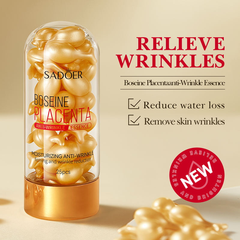 25 Buah Kapsul Serum Wajah Bos - Placenta Extract Serum ulasan dan harga