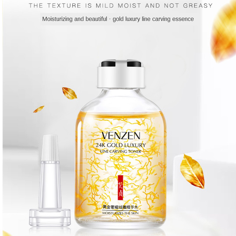 24K Emas Line Ukiran Toner Pel - Skincare Luxury Whitening ulasan dan harga